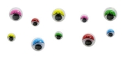 Image de Yeux autocollants avec cils, lot de 120