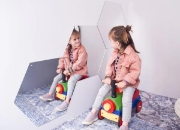 Image de Miroir de sécurité, Hexagonal