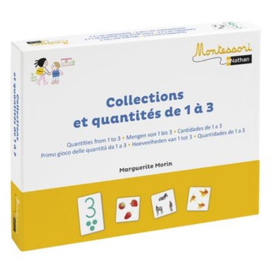 Image de Collections et quantités de 1 à 3 Montessori