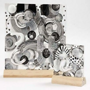 Image de Cadres en verre 15 x 15 cm avec support, lot de 10