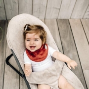 Image de Bavoir Timboo, Feather grey