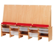 Image de Chevalet compact + 6 bacs plats + 3 bacs profonds - l'ensemble