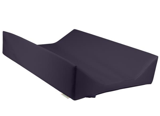 Image de Coussin à langer bords hauts - Aubergine