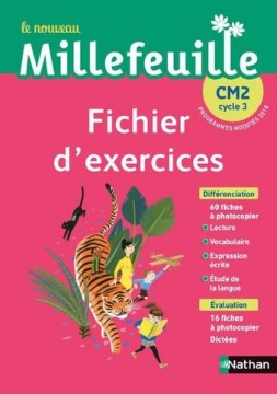 Agrandir l'image de Nouveau Millefeuille - Fichier à photocopier CM2 - 2019 Image de Nouveau Millefeuille - Fichier à photocopier CM2 - 2019