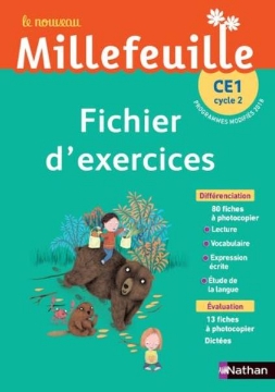 Agrandir l'image de Nouveau Millefeuille Fichier à photocopier CE1 2019 Image de Nouveau Millefeuille Fichier à photocopier CE1 2019