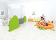 Image de Panneau acoustique en feutre, maison, vert