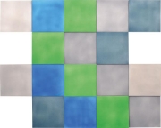 Image de Panneau acoustique carré, bleu
