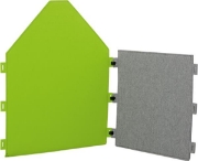 Image de Panneau acoustique en feutre, maison, vert