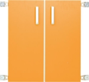 Image de Portes pour armoires M, la paire orange
