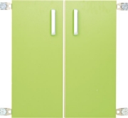 Image de Portes pour armoires M, la paire vert