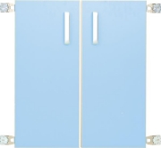 Image de Portes pour armoires M, la paire bleu clair