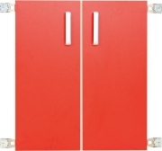 Image de Portes pour armoires M, la paire rouge