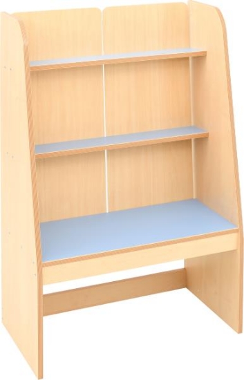 Image de Présentoir livres bleu clair