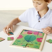 Image de Puzzles bois magiques - Animaux - Lot de 4 puzzles