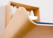 Image de Table à langer escamotable hêtre