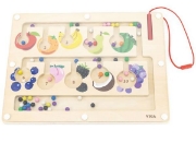 Image de Tableau de jeu magnétique, compter les fruits
