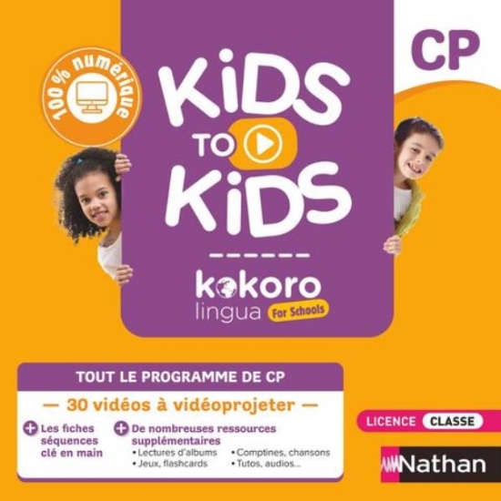 Image de Kids to kids CP - carte d'activation licence classe
