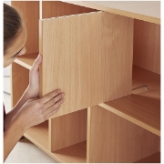 Image de Meuble bas à grandes cases - Hêtre