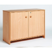 Image de Meuble moyen à portes - Hêtre