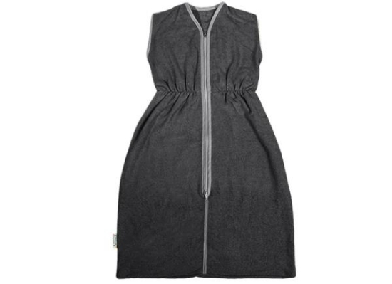 Image de Turbulette en tissu éponge 110 cm - Anthracite