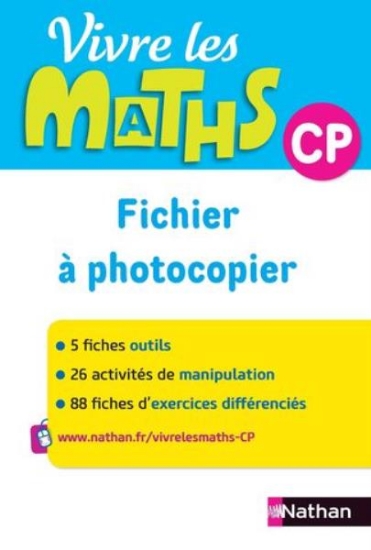 Image de Vivre les Maths CP - Fichier à photocopier