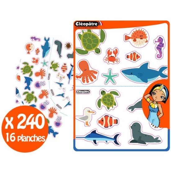 Image de Gommettes animaux de la mer, les 240