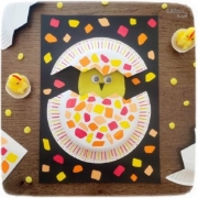 Image de Gommettes mosaïques métal 4 couleurs, les 1080