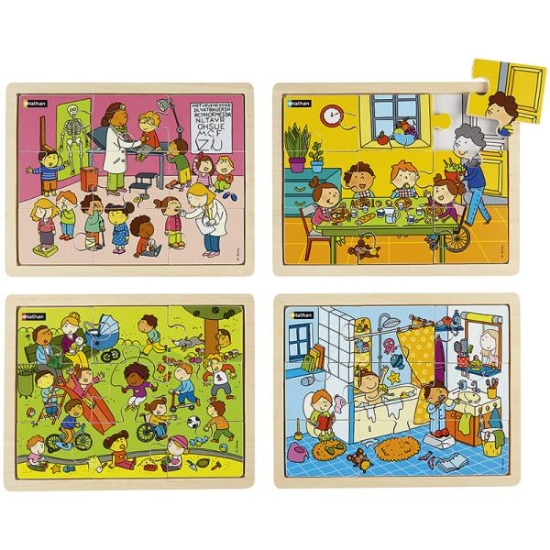 Image de Puzzles bois - bien grandir