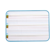 Image de Ardoise blanche lignée magnétique - Lot de 2