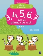 Image de 3, 4, 5, 6, 7 avec les animaux du jardin