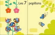 Image de 3, 4, 5, 6, 7 avec les animaux du jardin