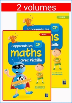 Agrandir l'image de J'apprends les maths avec Picbille CP - Fichier en 2 volumes Image de J'apprends les maths avec Picbille CP - Fichier en 2 volumes
