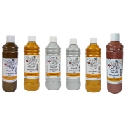 Image de Écogouache métallisée 500 ml, les 6