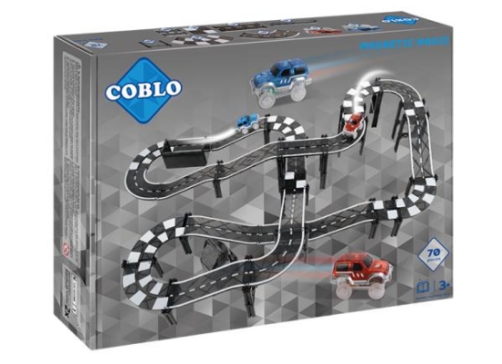 Image de Circuit magnétique noir - Set de 70 pièces