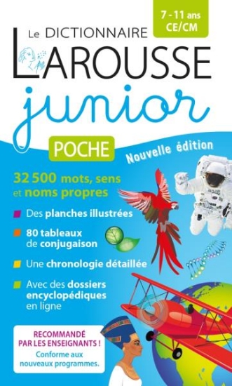 Image de Dictionnaire Larousse Junior de poche 7/11 ans