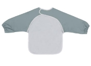 Image de Bavoir avec manches imperméable Jollein - Miffy Peekaboo vert d’eau - avec récupérateur