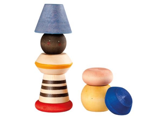 Image de Grapat Serendipity – blocs en bois à empiler – set de 8