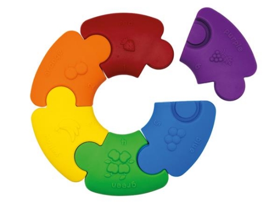 Image de Puzzle sensoriel Jellystone Roue des couleurs – arc-en-ciel