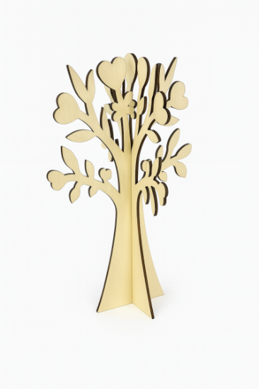 Image de Arbre géant à décorer en bois, ht.40 cm