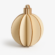 Image de Boule de Noël en bois