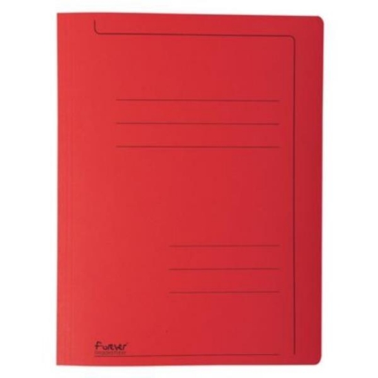 Image de Farde à glissière rouge A4