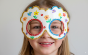 Image de Masques Carnaval  "lunettes" en carton, les 6