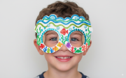 Image de Masques Carnaval  "lunettes" en carton, les 6