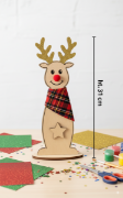 Image de Grand renne de Noël, ht. 31 cm