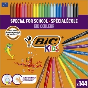 Image de Marqueurs Bic Kids couleur, boite de 144