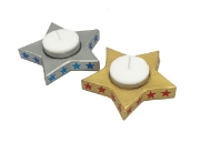 Image de Bougeoir carton étoile