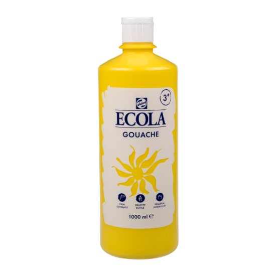 Image de Gouache Ecola 1000 ml Jaune