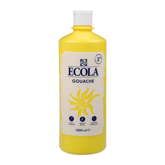 Image de Gouache Ecola 1000 ml Jaune citron