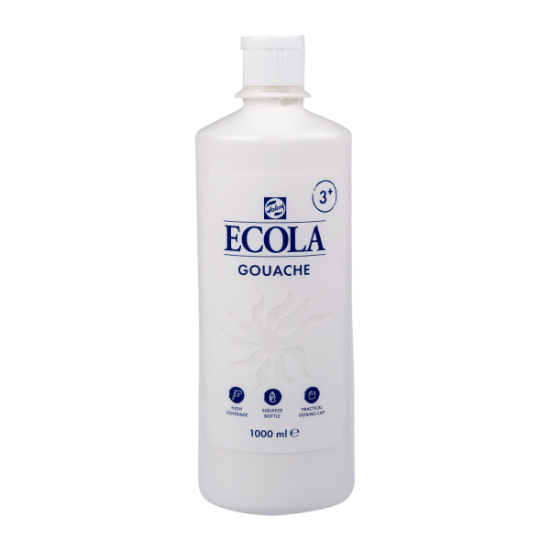 Image de Gouache Ecola 1000 ml Blanc