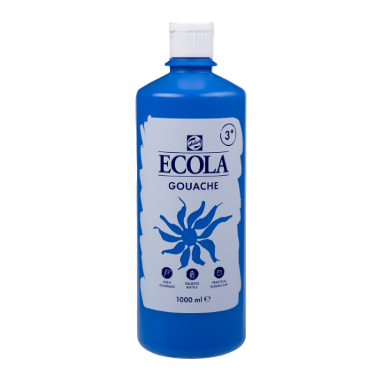 Image de Gouache Ecola 1000 ml Cyan